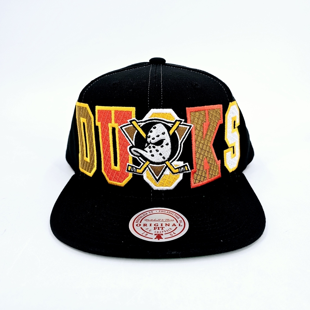 Mitchell & Ness Anaheim Ducks NHL Varsity Snapback Hat Men's - Picture 3 of 12